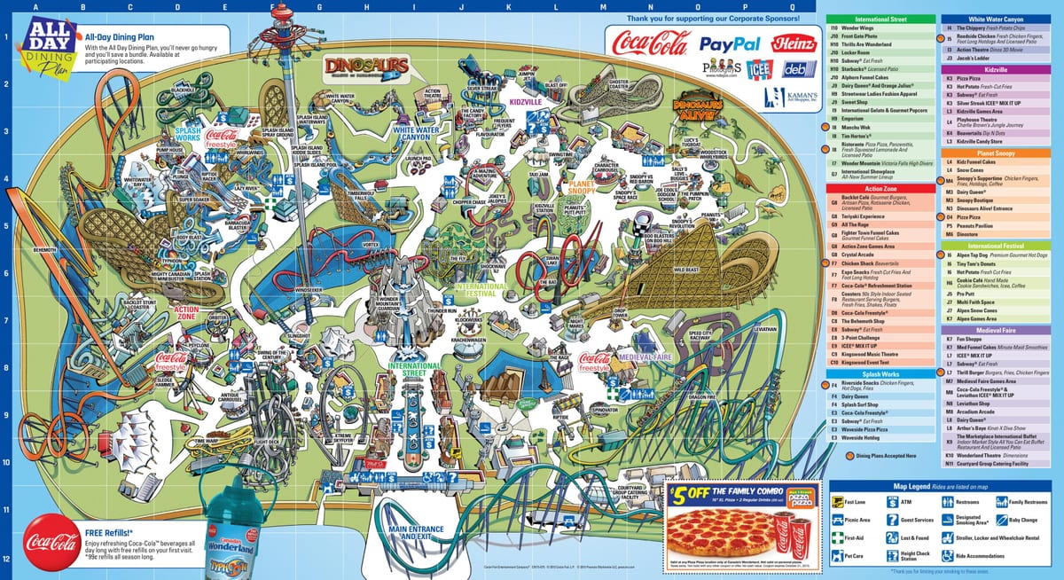 Mapa do Canadá é o país das maravilhas