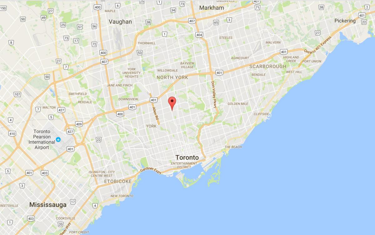 Mapa de Lytton Park district de Toronto