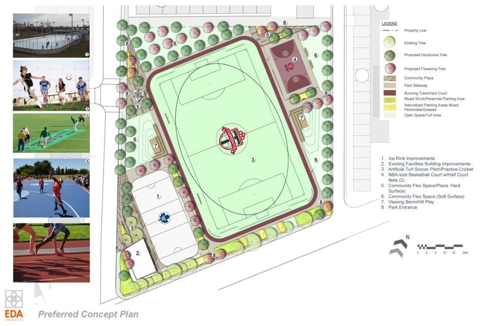 Mapa do plano de Revitalização de Regent Park Toronto fase 3b