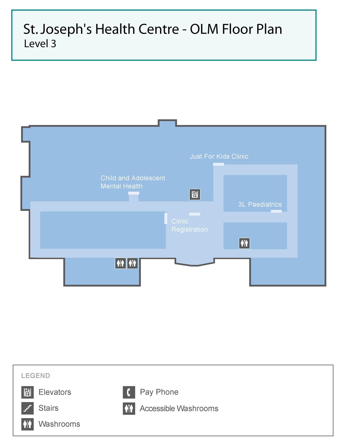Mapa de São José do centro de Saúde de Toronto OLM nível 3