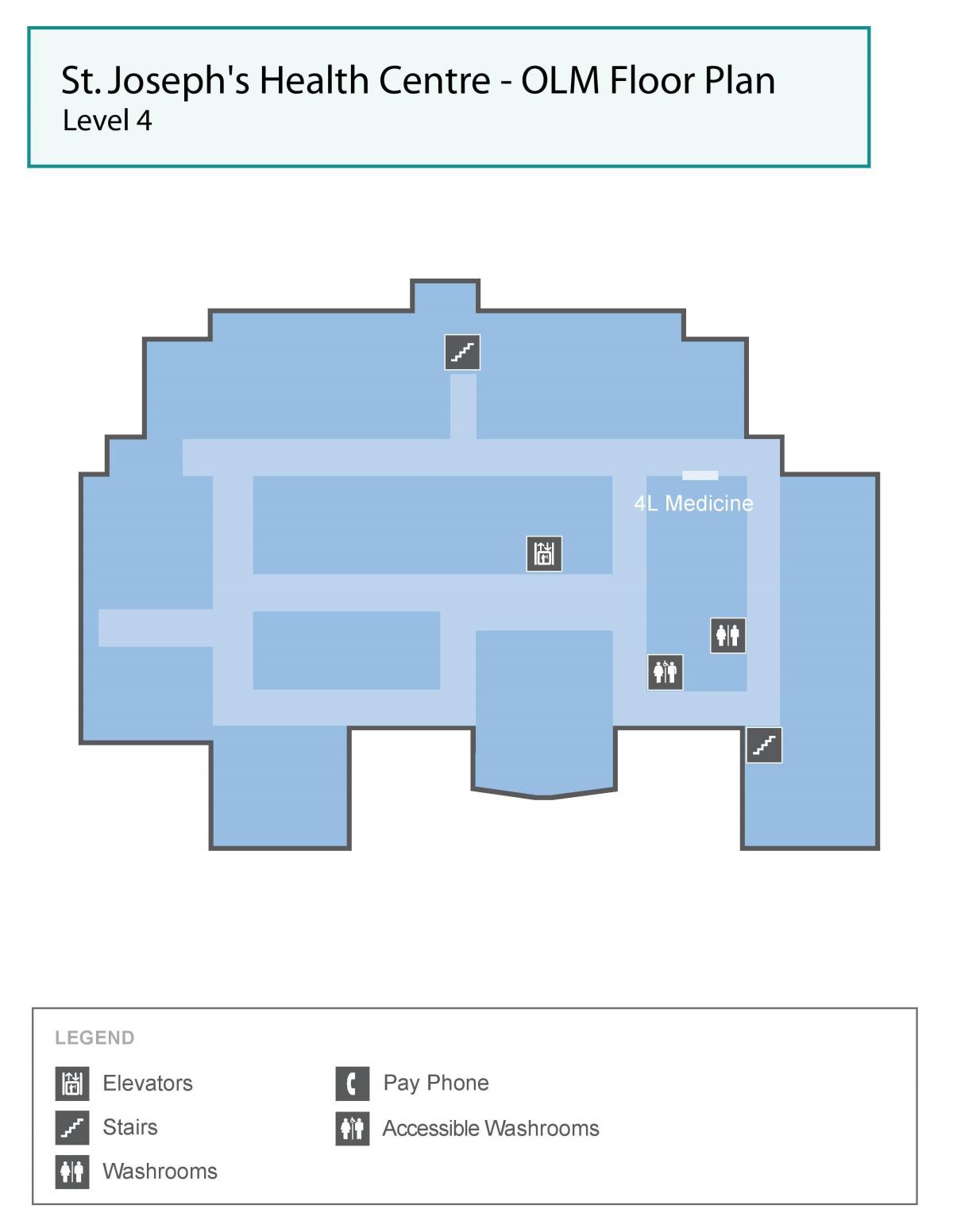 Mapa de São José do centro de Saúde de Toronto OLM nível 4