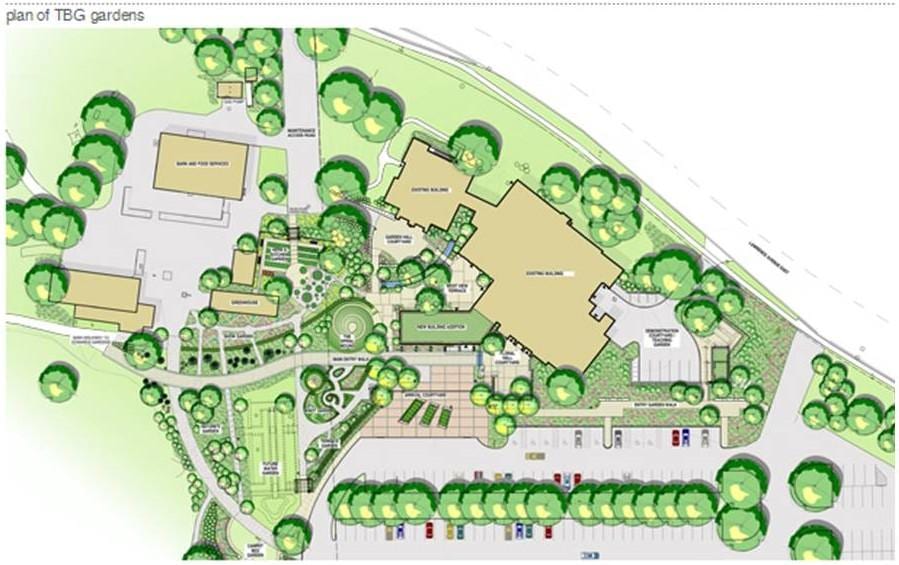 Mapa de Toronto jardim botânico