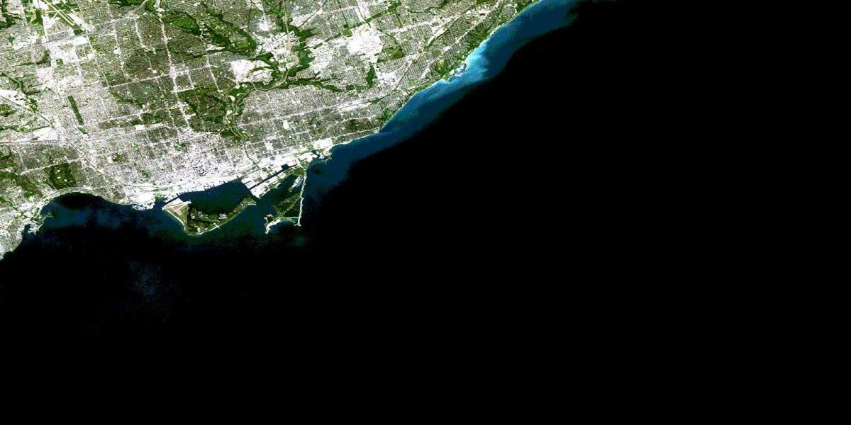 Mapa de Toronto por satélite