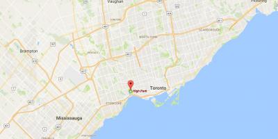 Mapa de Alta Park district de Toronto