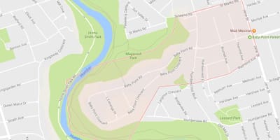Mapa do Bebê do Ponto de bairro de Toronto