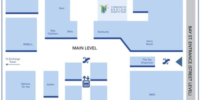 Mapa de Toronto board of trade