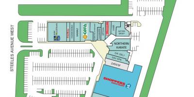 Mapa da Dufferin mall