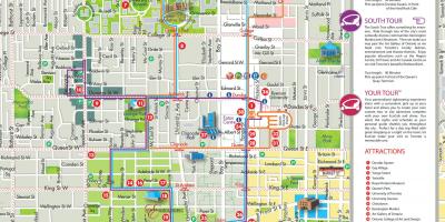 Mapa de Eco cab passeios de Toronto