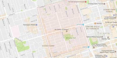Mapa de Grange Park bairro de Toronto