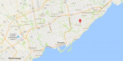 Mapa de Ionview distrito de Toronto