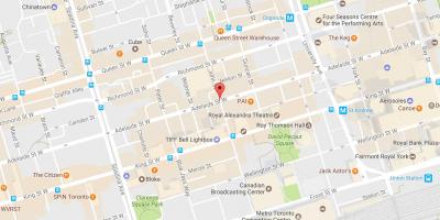 Mapa de John street, Toronto