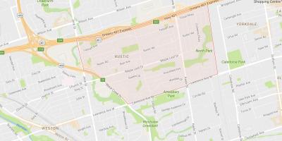 Mapa de Bordo Leafneighbourhood Toronto