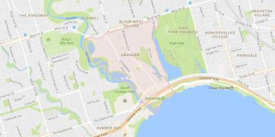 Mapa de Oliveira do bairro Toronto