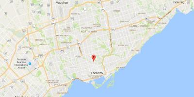 Mapa de Summerhill distrito de Toronto