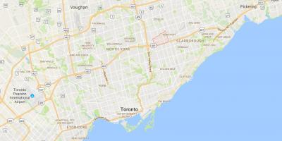 Mapa da Tam O'Shanter – Sullivandistrict Toronto
