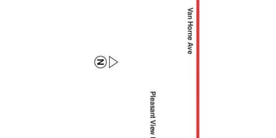 Mapa do TTC 10 Van Horne rota de ônibus de Toronto