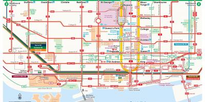 Mapa do TTC centro da cidade