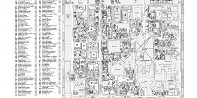 Mapa da universidade de Toronto St Georges campus